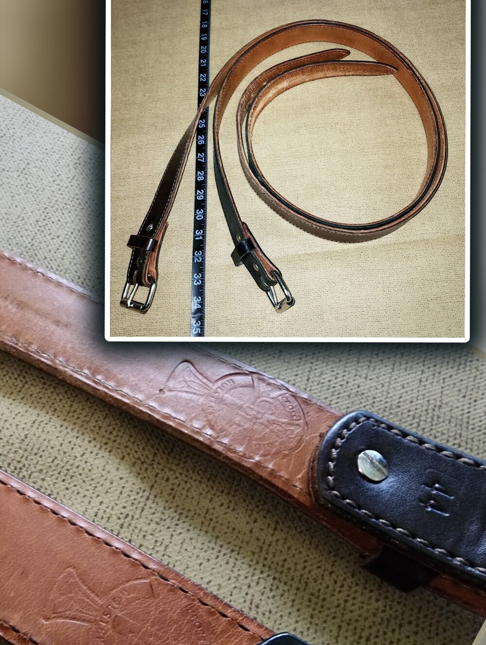 Crossbreed Gun Holster Belt Leather Firearm Men 44 Lot Of 2
